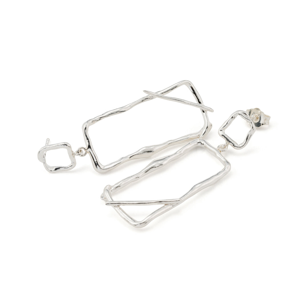 pendientes cuadrado vazon