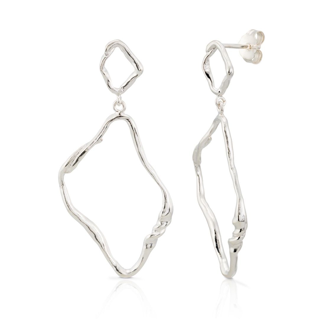 pendientes rombo vazon