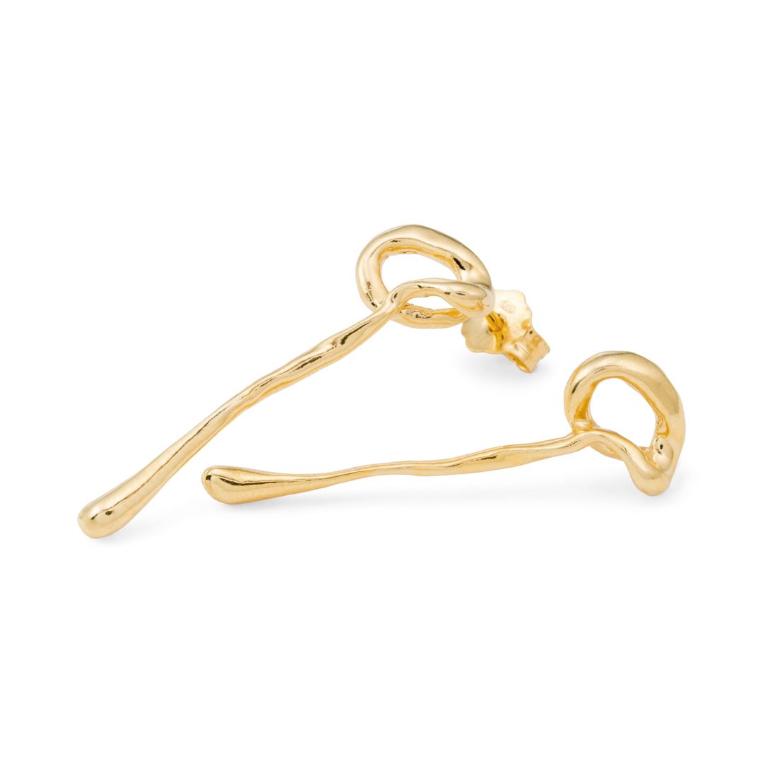 pendientes gota gold pendientes gota gold