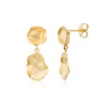 pendientes doble huella