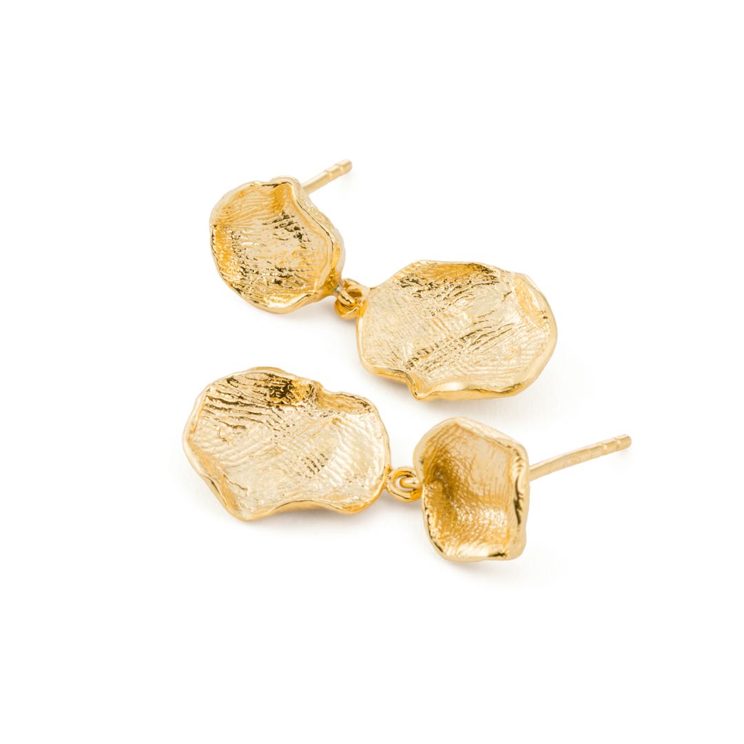 pendientes doble huella pendientes doble huella