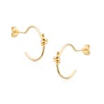 pendientes espino aros gold