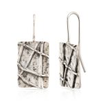 pendientes setas plata vazon